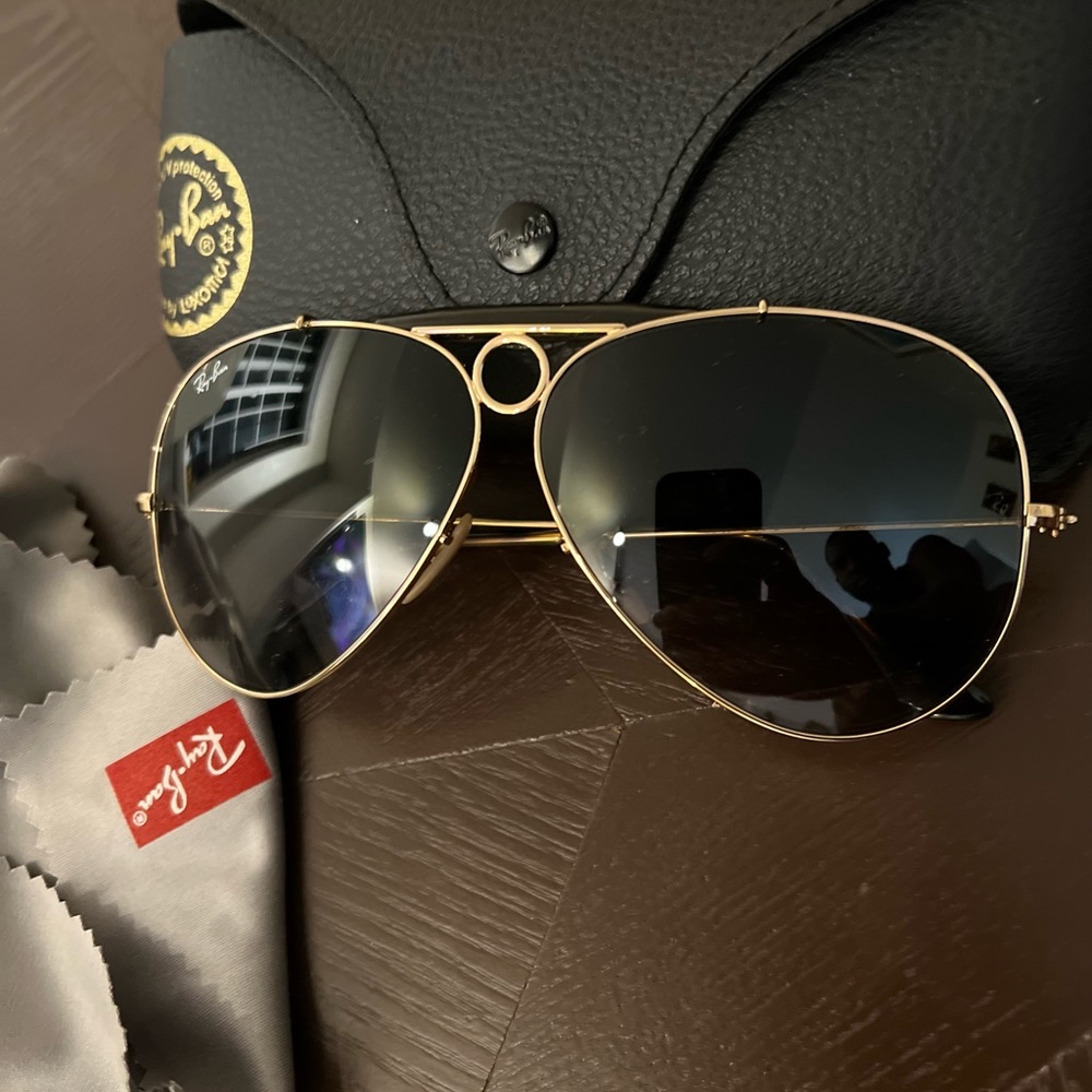 Ray Ban Shooter Aviator style sunglasses